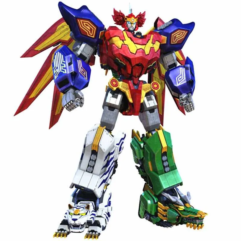 2019 новые детские игрушки подарки 5 в 1 в сборе Dinozords трансформации Ranger Megazord робот действие фигуры Детские игрушки Подарки