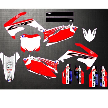 

Details GRAPHICS TEAM Fuill Personality Stickers Customizable Number name Decals for HONDA CRF250 2010- 2013 CRF450 2009 - 2012