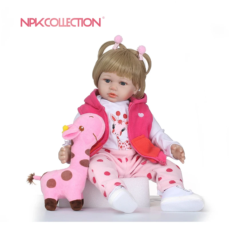 

NPKCOLLECTION Reborn Bebe Dolls Menina Children Best Gift Silicone Reborn Baby Dolls Toys for Kids Handmade Princess Bonecas