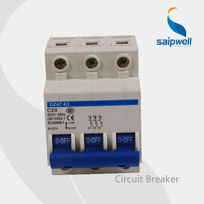 

DC Leakage Circuit Breaker For Voltage Protection (16A 400V) 3 Holes