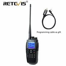 DPMR GPS Digital Walkie Talkie Retevis RT2 VHF UHF Dual Band 5W 256CH Scrambler VOX Ham