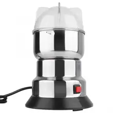 Зерношлифовальный станок из нержавеющей стали для специй Mung Bean Grinder бытовой шлифовальный станок инструмент китайская вилка 220 В Электрический Кофе