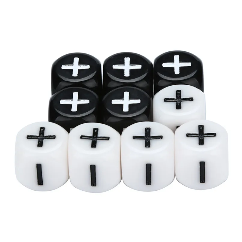 

10pcs / Set Game Dice 10 multifaceted dice Polyhedral Multi Sided Acrylic Dice recreation #2o25