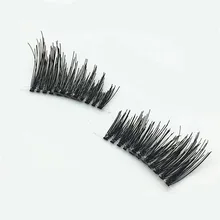 1 пара 3D Магнитные Накладные ресницы Многоразовые Накладные Магнит Высокое качество Прямая MG Aug7