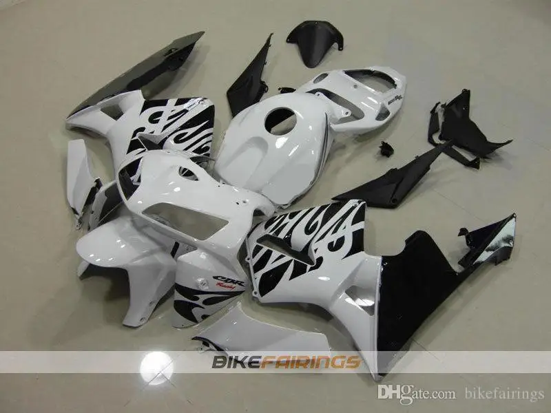 

New Injection Mold Full Fairing kit Fit For Honda CBR600RR F5 2005 2006 05 06 600RR 600 ABS fairings+Tank cover Nice white black