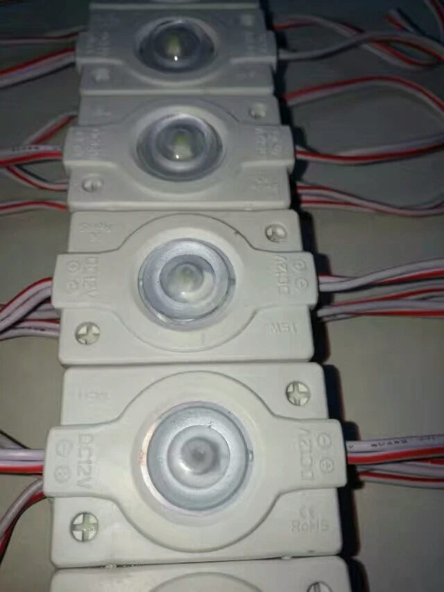 

3030 injection led module with lens 160 degree,DC12V,1.5W high brightness 3 years warranty ,channel letters
