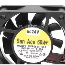 9WF0624H603 DC 24 V 0.15A 3-жильный 60x60x20 мм Сервер площади вентилятора