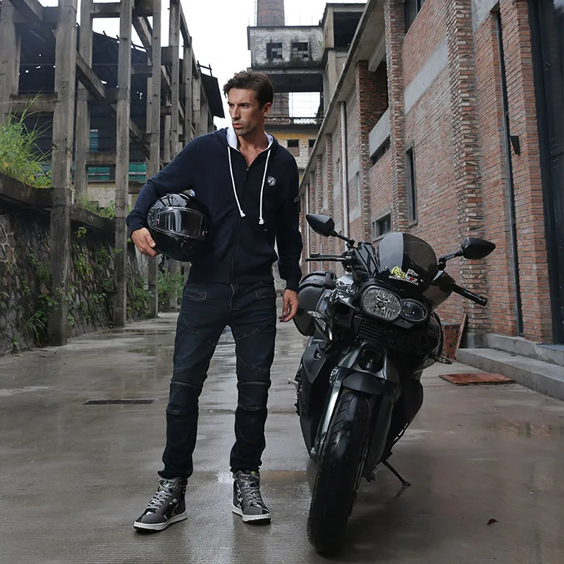 SCOYCO Motorcycle Shoes Anti-skip Breathable Shockproof Protective Touring Casual High Ankle MBX/MTB/ATV Riding Boots MT016