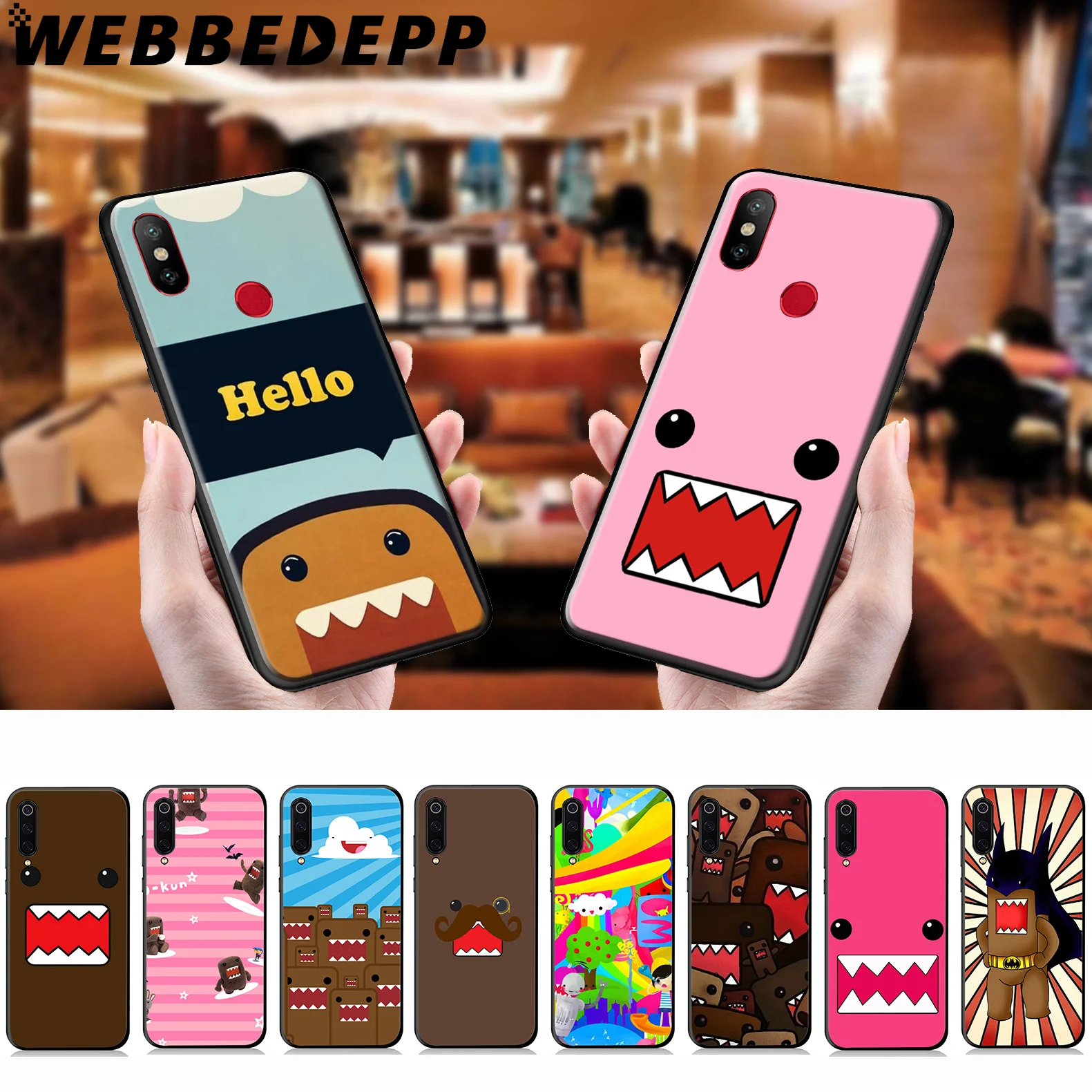 WEBBEDEPP простой Domo Kun аниме мягкий чехол для Xiaomi Mi 9T 9 8 SE 6 A1 A2 A3 Lite MiA1 MiA2 MiA3 F1 MAX 3 Mi8 CC9E CC9