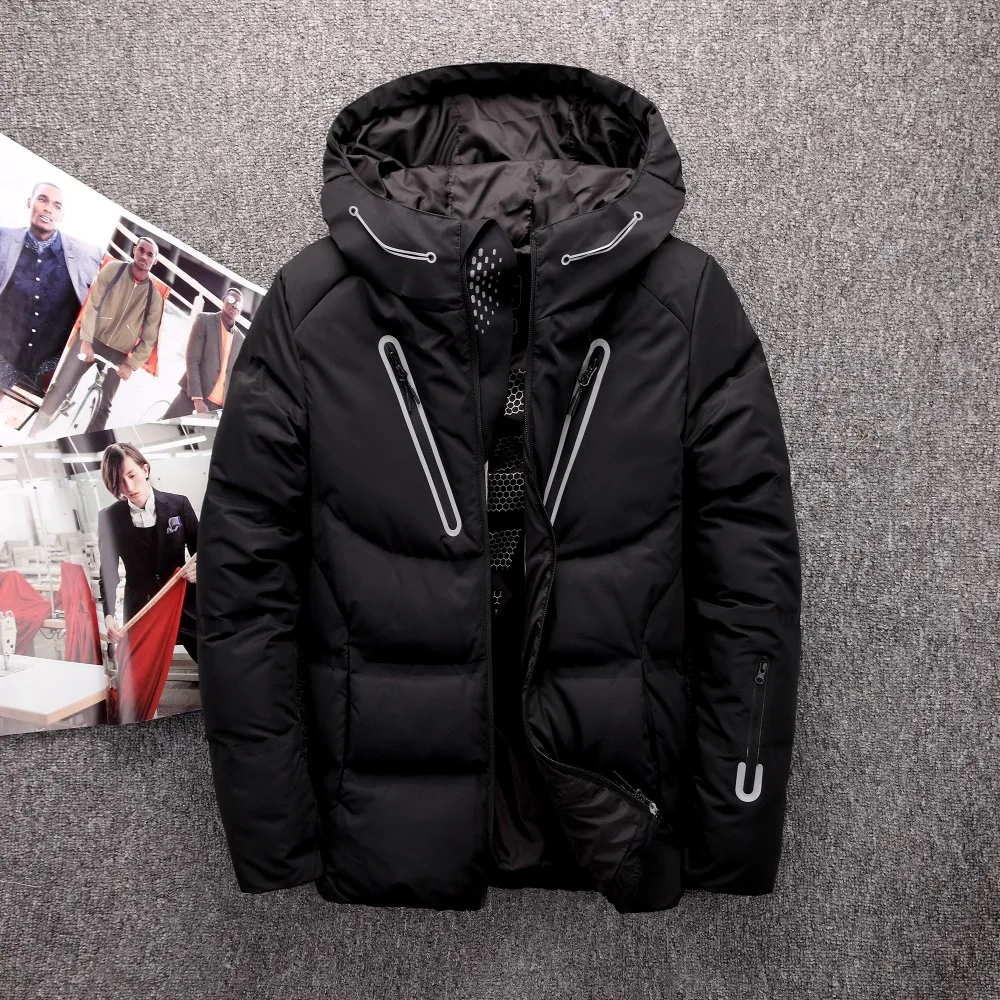 down feather coat mens