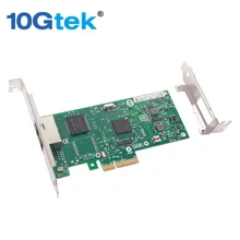 10Gtek Intel 82580 Chipset 1G Ethernet Server Adapter(NIC), Dual Copper RJ45 Ports, Same as I340-T2