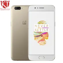 Оригинальный OnePlus 5 4 г LTE мобильный телефон 5.5 «6 ГБ 64 ГБ Snapdragon 835 Octa core 3 Камера Android 7.0 20MP 3300 мАч NFC fingerprit