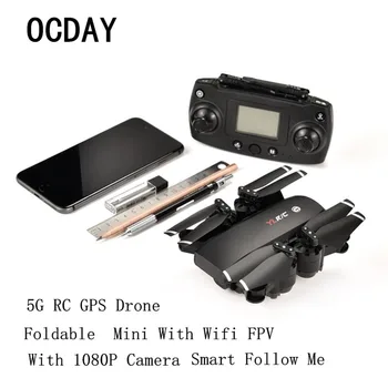 

S30 5G/2.4G RC Drone with 1080P/720P Camera Foldable Mini Quadrocopter 4CH 6-Axis Wifi FPV Drone Built-in GPS Smart Follow Me