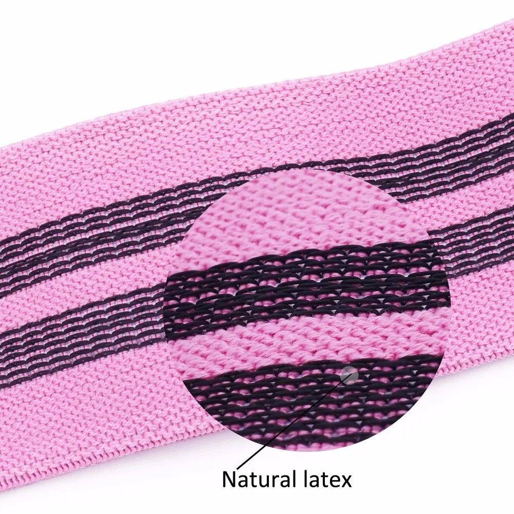  Hip Resistance Band Booty Bands Workout Elastique Fitness No-Roll Up Circle Loop Exercise Legs Thig