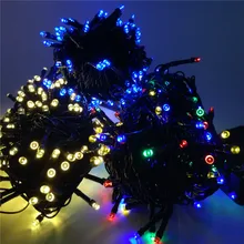 Солнечная Рождественские Огни 4.8 М-22 М LED Солнечная Фея Свет Шнура для Открытых Садов Дома Свадьба Рождественский Вечер, водонепроницаемый