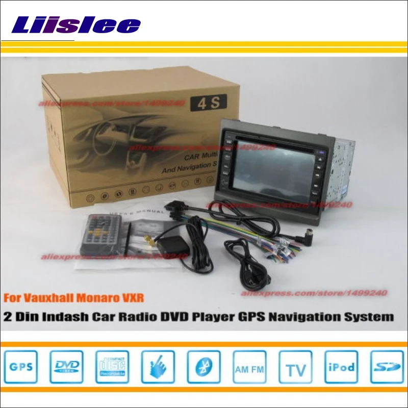 Discount Liislee For Vauxhall Monaro VXR 2004~2007 Radio CD DVD Player GPS Navi Navigation System Double Din Car Audio Installation Set 4
