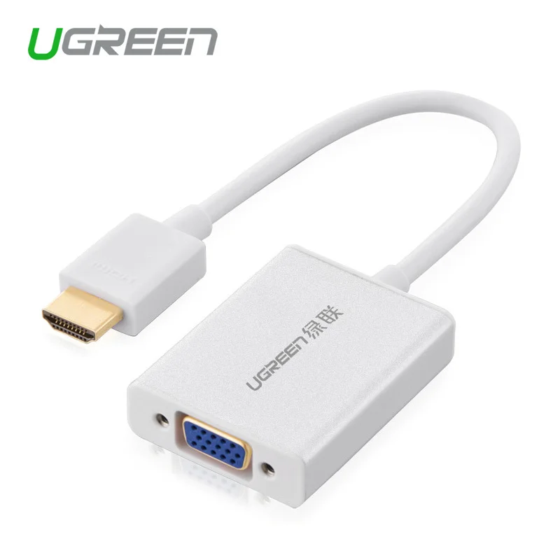 

Ugreen HDMI to VGA Adapter Digital to Analog Video Audio Converter Cable HDMI VGA Connector for Xbox 360 PS4 PC Laptop TV Box