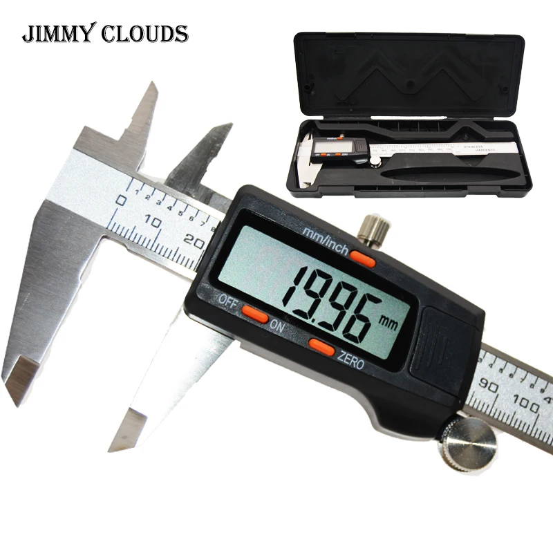 

Newest Stainless Steel Digital Display Caliper 150mm Accuracy 0.01 mm MM/inch High Precision Stainless Steel LCD Vernier Caliper