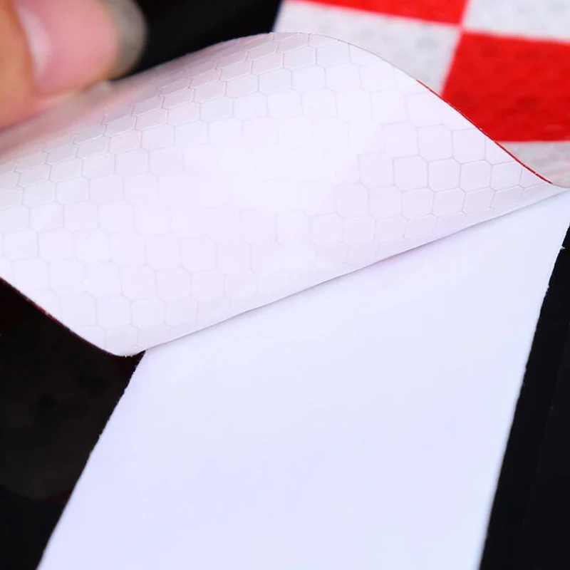 5cm width Reflective Tape Stickers Auto Truck Pickup Safety Reflective Material Film Warning Tape Car Styling Decoration