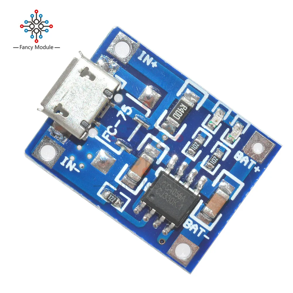 

5PCS TP4056 5V 1A Mini Micro Interface USB Lithium Battery Charging Board DIY Charger Module