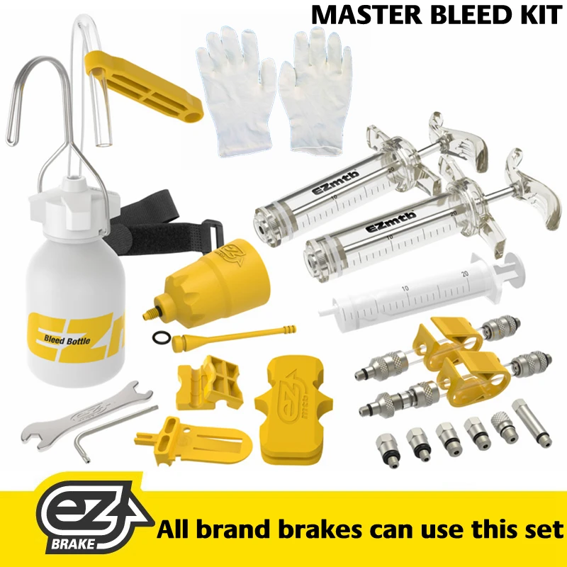 EZ EZMTB Bicycle Hydraulic Brake MASTER Bleed Tool Kit for All brand