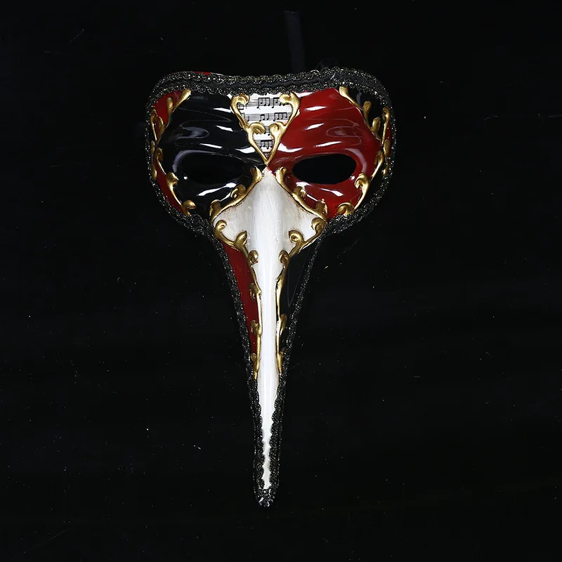 1 шт., Вечерние Маски с длинным носом для всего лица, венецианские маски на Хэллоуин Рождество, карнавальный костюм, вечерние маскарадные маски