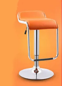 2 шт./лот простой Дизайн подъема поворотный барный стул вращающийся регулируемая высота паб барный стул PU Материал офисные кресла cadeira - Цвет: A