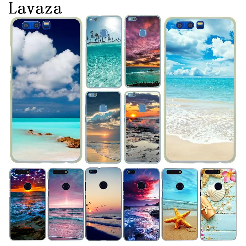 

Lavaza Clear Sea Sky Sandy beach Hard Case for Huawei Y9 Y7 Y6 Prime 2018 2019 Honor 20 10 8 8C 8X 9X 9 Lite 7C 7X 7A Pro