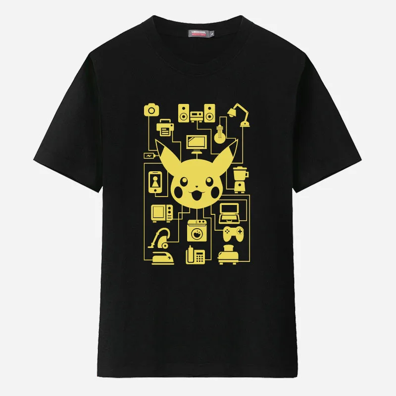 Xinyu New Summer Pokemon font b T b font font b Shirts b font Men