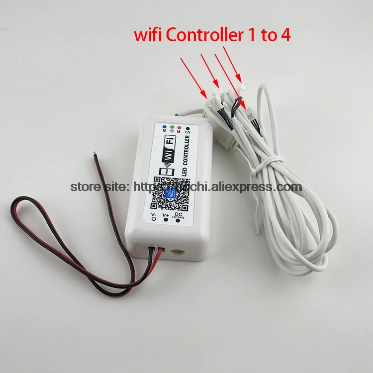 HochiTech IR Controller / Wifi Controller Phone App For Car RGB Angel Eyes Motorcycle RGB LED Light House Strip Light