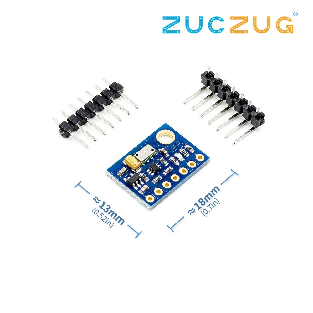 

GY-63 MS5611-01BA03 High-resolution Atmospheric Height Sensor Module IIC / SPI Communication MS5611