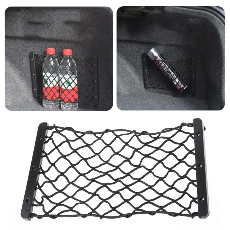 New Universal Car Trunk Storage Bags Fire Extinguisher Net Network Luggage Bottle Umbrella Drink Holder Box Pocket Car Styling