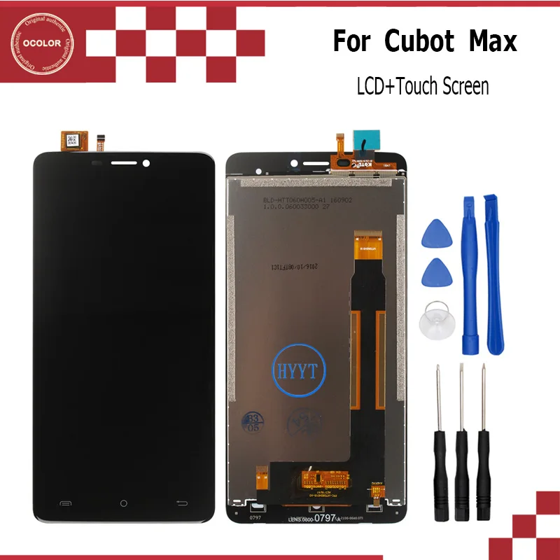 imágenes para Para Cubot MAX Pantalla LCD y Montaje de la Pantalla Táctil de Reparación Parte 6.0 pulgadas 1280*720 Accesorios Móviles Para Cubot MAX + Herramientas imágenes para Para Cubot MAX Pantalla LCD y Montaje de la Pantalla Táctil de Reparación Parte 6.0 pulgadas 1280*720 Accesorios Móviles Para Cubot MAX + Herramientas
