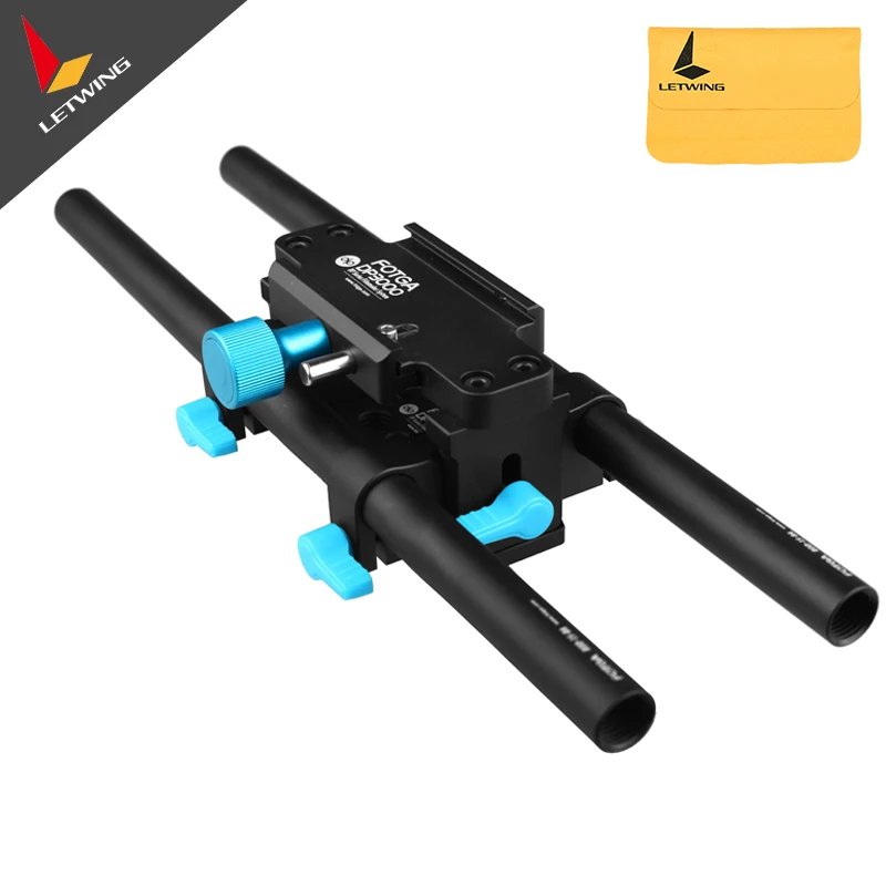 New Arrival FOTGA DP3000 M4 15mm Rail Rod Support BasePlate for Matte Box DSLR Cam HDV Follow focus Rig