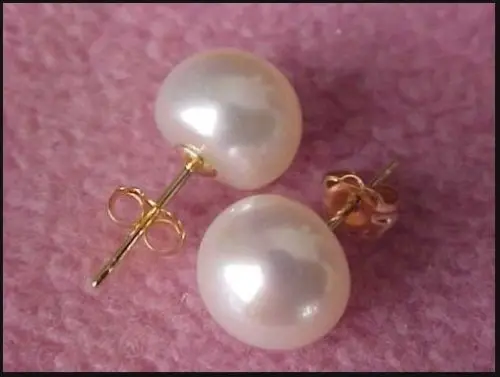 

13377 HUGE 13-14mm White South Sea Pearl 14K
