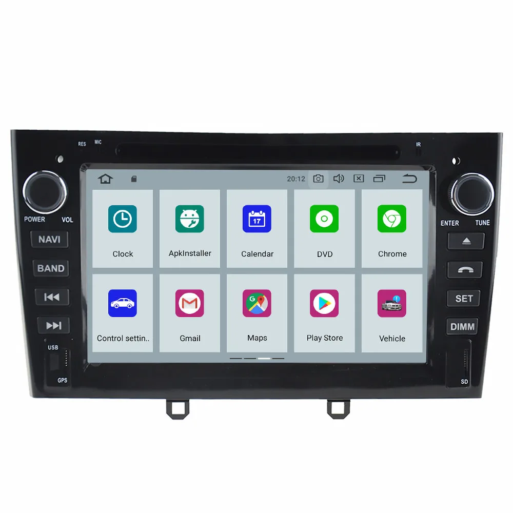 Автомобильный DVD плеер Aotsr Android 9 0 с GPS навигацией для Peugeot 408 308 308SW мультимедийный 2