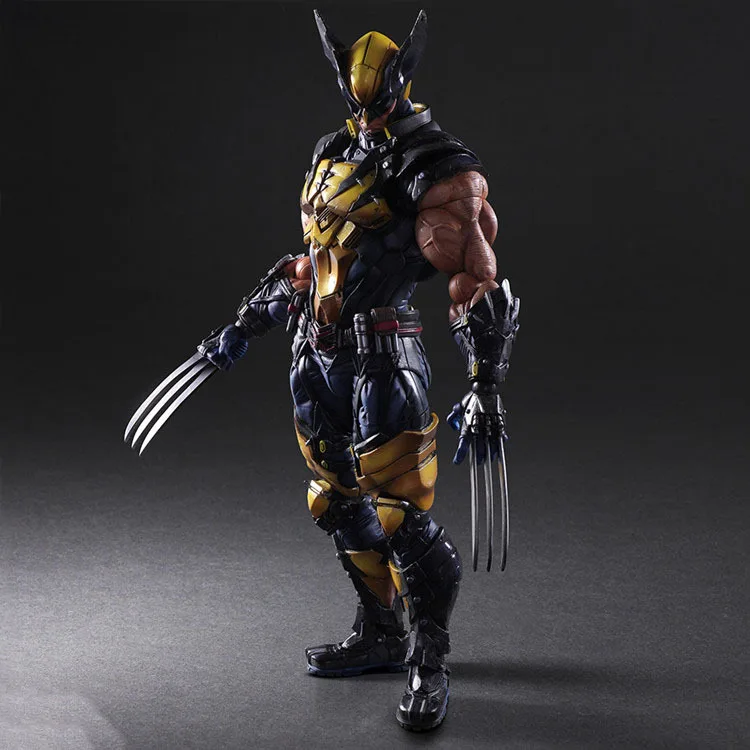 Фигурка Росомахи LOGAN X men X-men Play Arts Kai Wolverine James LOGAN Howlett играть арт Кай ПВХ фигурка 26 см кукла игрушка