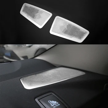 

2pcs Stainless Rear Seat Speaker Panel Cover Trim For BMW 5 Series G30 G31 2017-2018 ar accessories