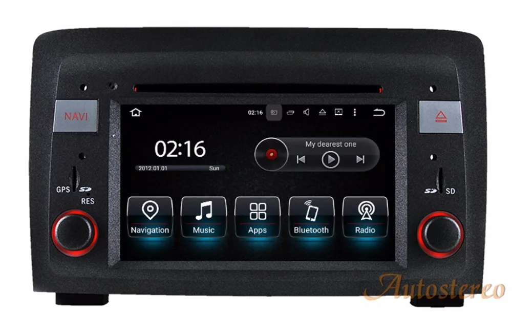 Android 9 Автомобильный CD dvd-плеер gps навигация для Fiat Idea 2003-2007 Lancia Musa 2004-2008 мультимедийный блок радио магнитофон