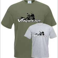Новая модная мужская футболка хлопок мужские футболки с коротким рукавом Varadero Xl 1000 футболка для любителей мотоциклов Мужская футболка