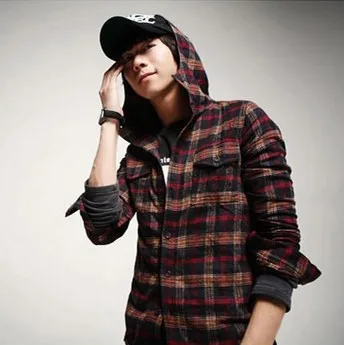 2014 Spring Hot sale long sleeve plaid shirt Slim fit men's casual shirts brand | Мужская одежда