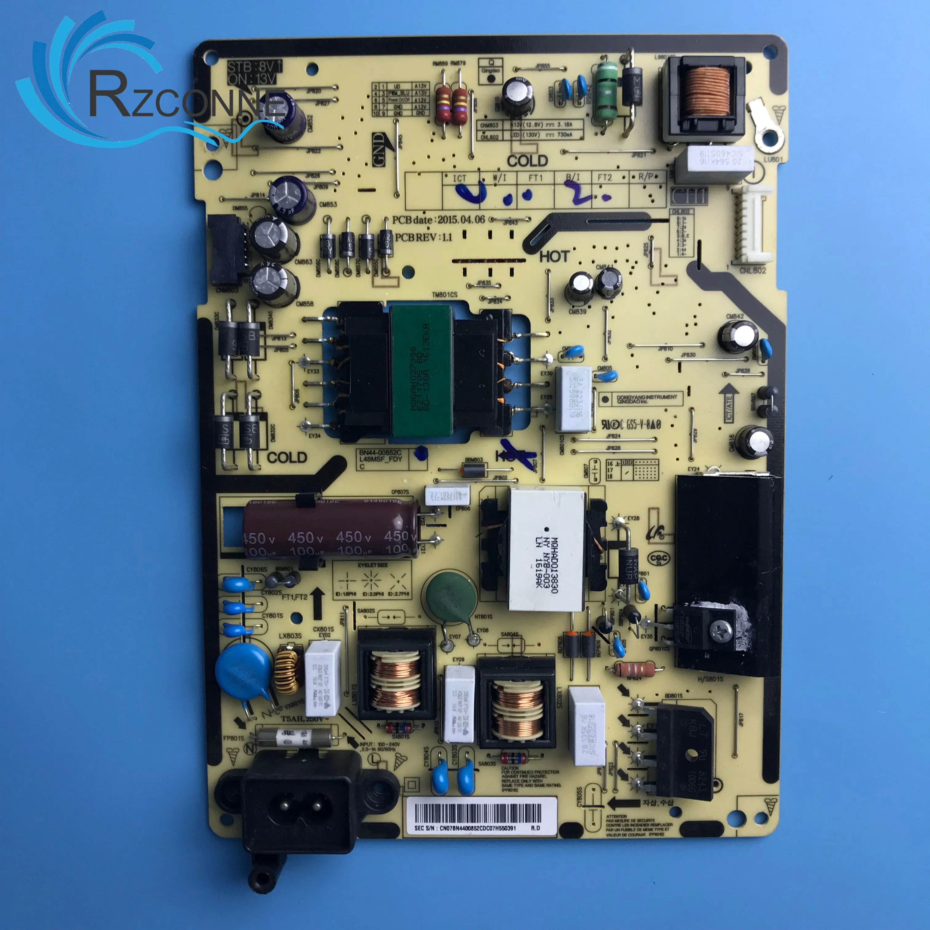 

Power Board Card Supply L48MSF-FDY BN44-00852C For 48 inch Samsung LCD TV UA48KF21EAJ