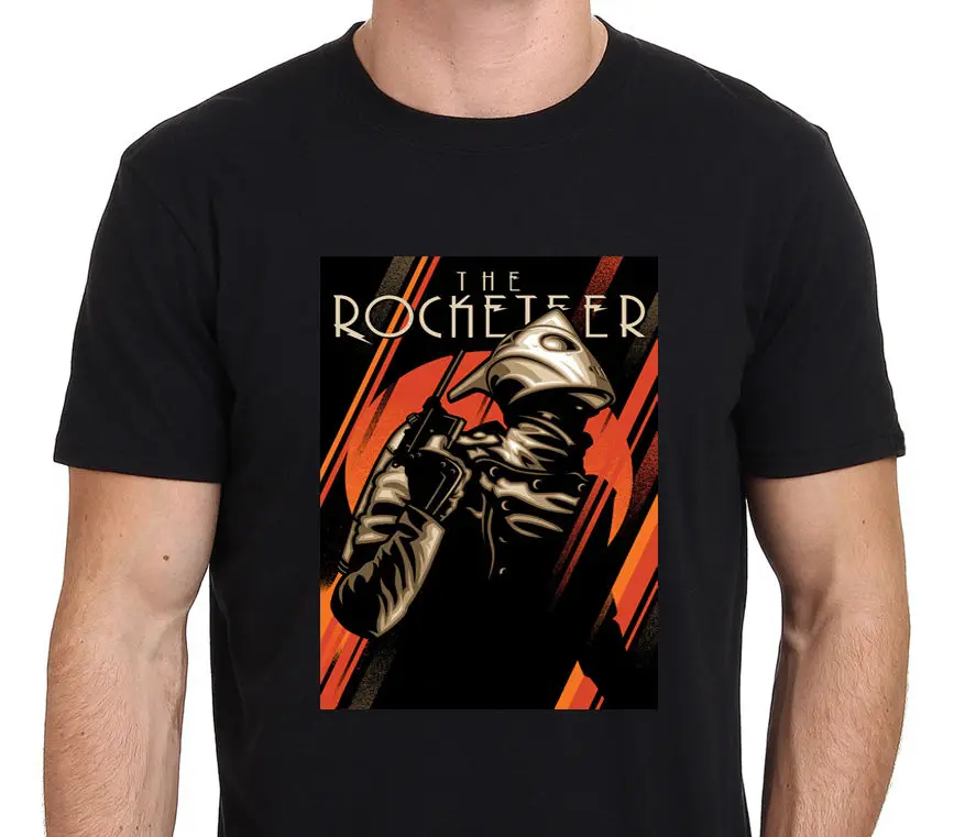 THE ROCKETEER Comic Art мужская футболка Размер: S-to-XXLBrand Мужская | одежда