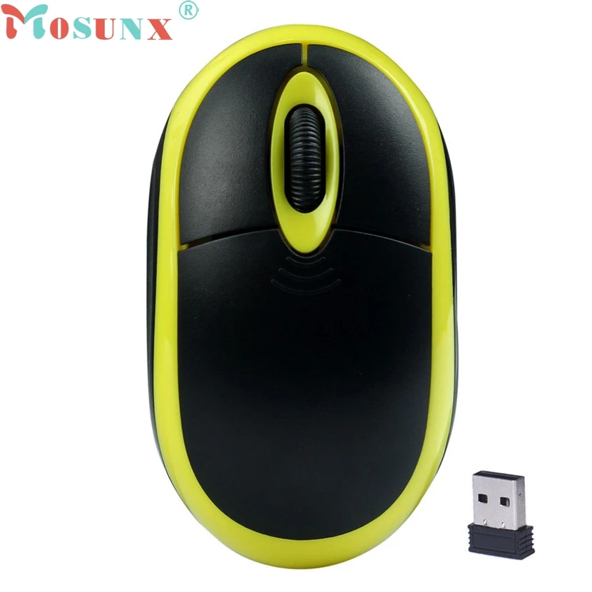 

mosunx Mecall Tech 1PC 2.4GHz Wireless Optical 3D Buttons Mice Receiver Game Mouse