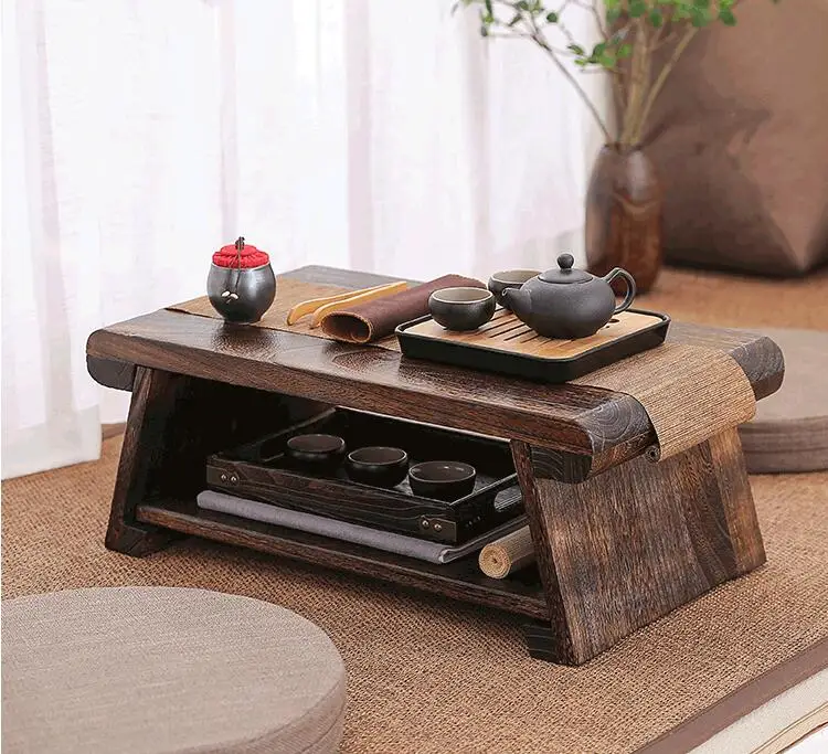  Multi Folding Wooden Japanese Tea Table For Living Room Furniture Low Modern Minimalist Compact Tat