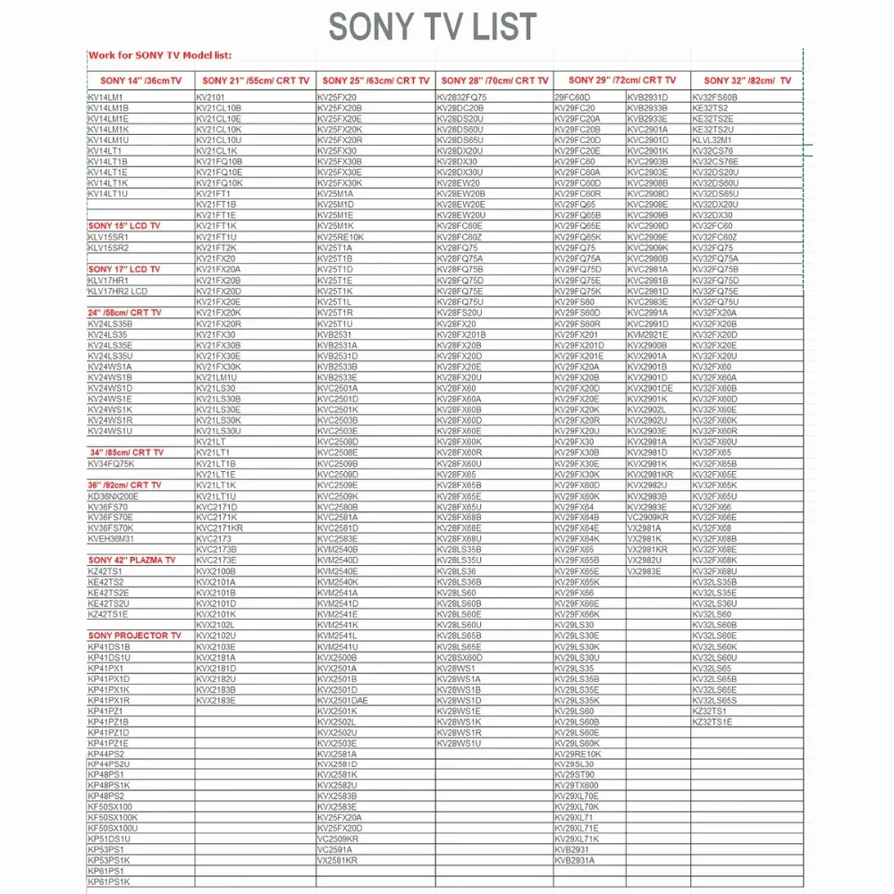 RM 934 RM933 932 пульт дистанционного управления для Sony TV LCD PLAZMA KV14 21 24 25 28 29 32 KLV15 17 KVX21 KE32