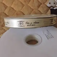 19 мм подарочная лента на заказ/атласная лента с принтом/упаковочная лента с логотипом