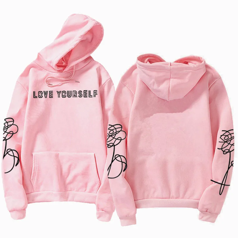  love yourself hoodie HENJOY Love yourself Hoodies Sweatshirts Hoodie bangtan boys kpop hoody love y