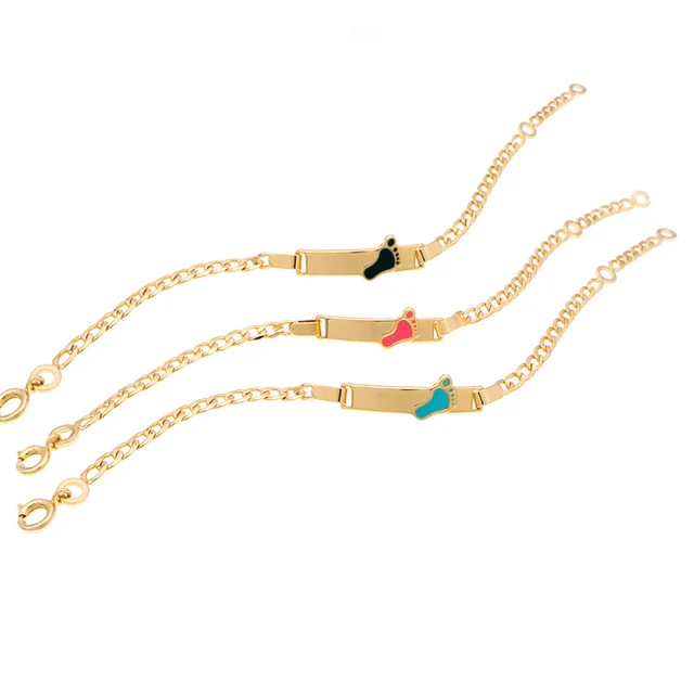 Красочный женский браслет детские ювелирные изделия золотые