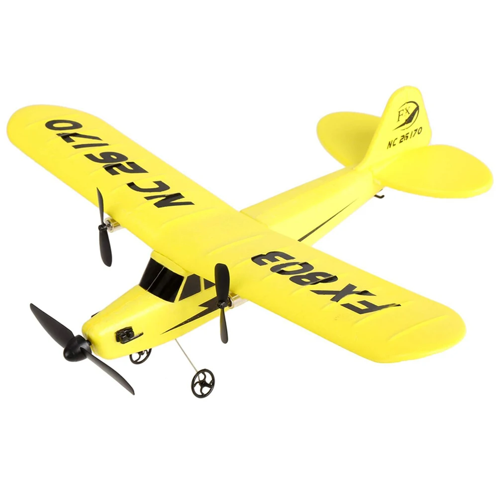 

FX FX803 2CH 2.4G Aircraft Glider Airplane Kid Toys with Transmitter Yellow